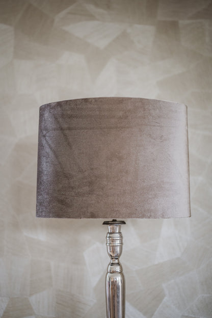 Lampenkap Ovaal – PALATA Taupe | 38 x 17,5 x 28 cm
