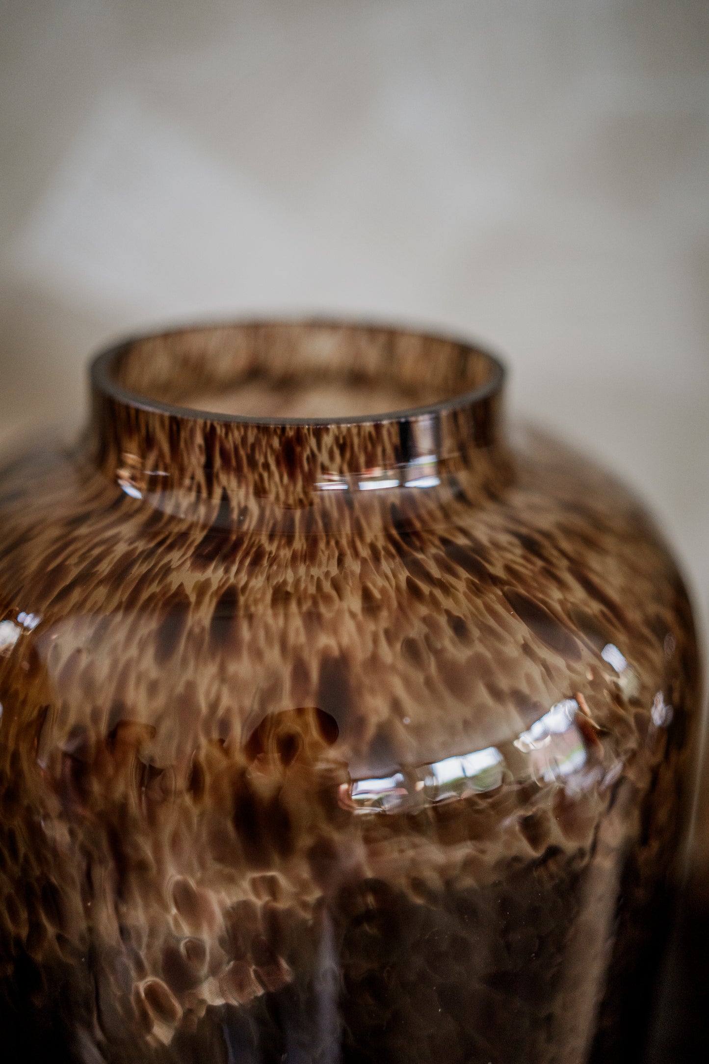 Luxury Living - Cheetah Vaas Brown Small