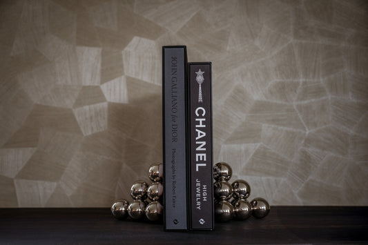 EICHHOLTZ Bookend Carioca set of 2 Nickel Finish