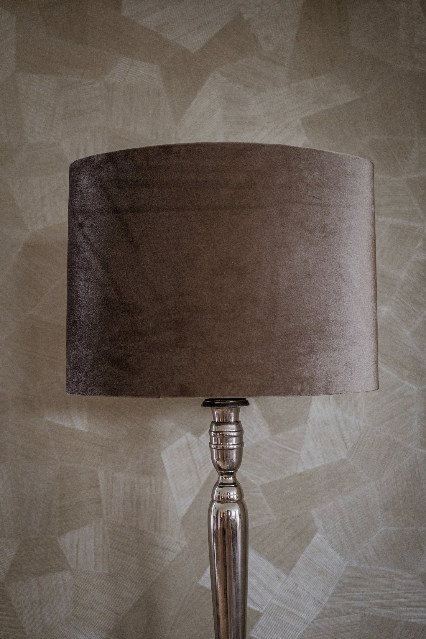 Lampenkap Ovaal – PALATA Taupe | 38 x 17,5 x 28 cm